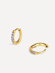 Everlasting Courage Small OHRRINGE GOLD-Shopicrush