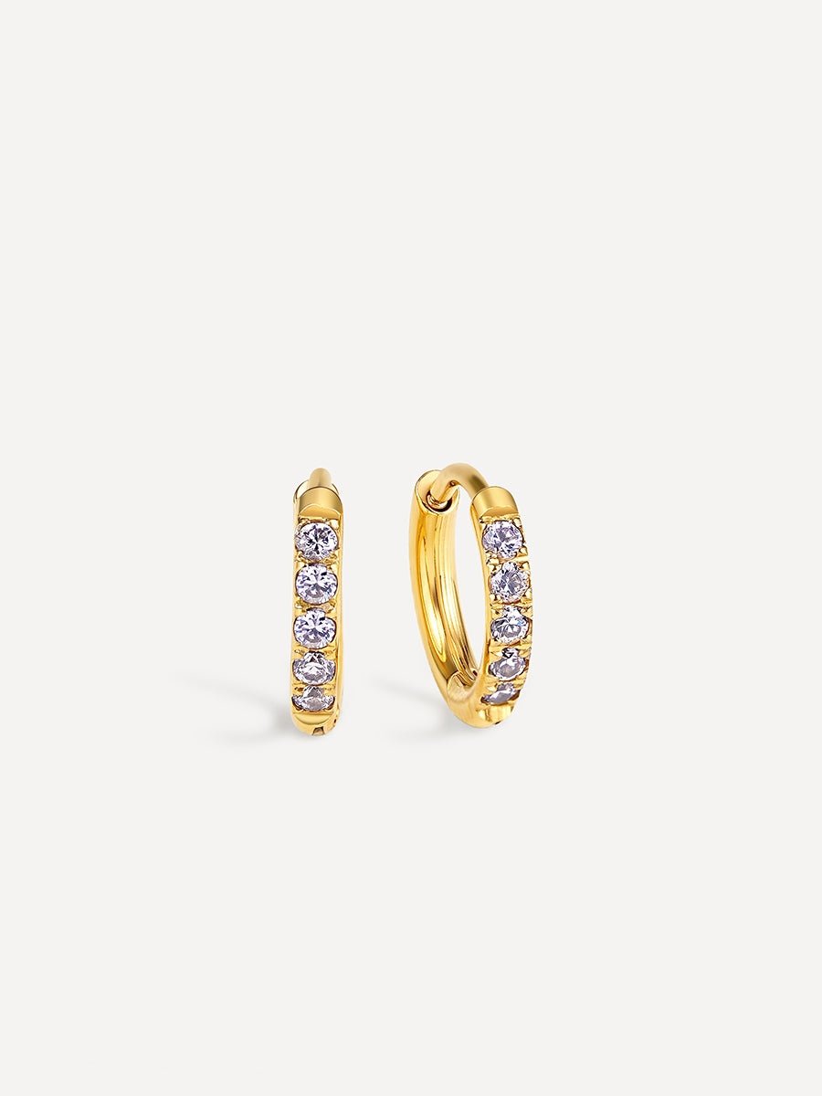 Everlasting Courage Small OHRRINGE GOLD-Shopicrush