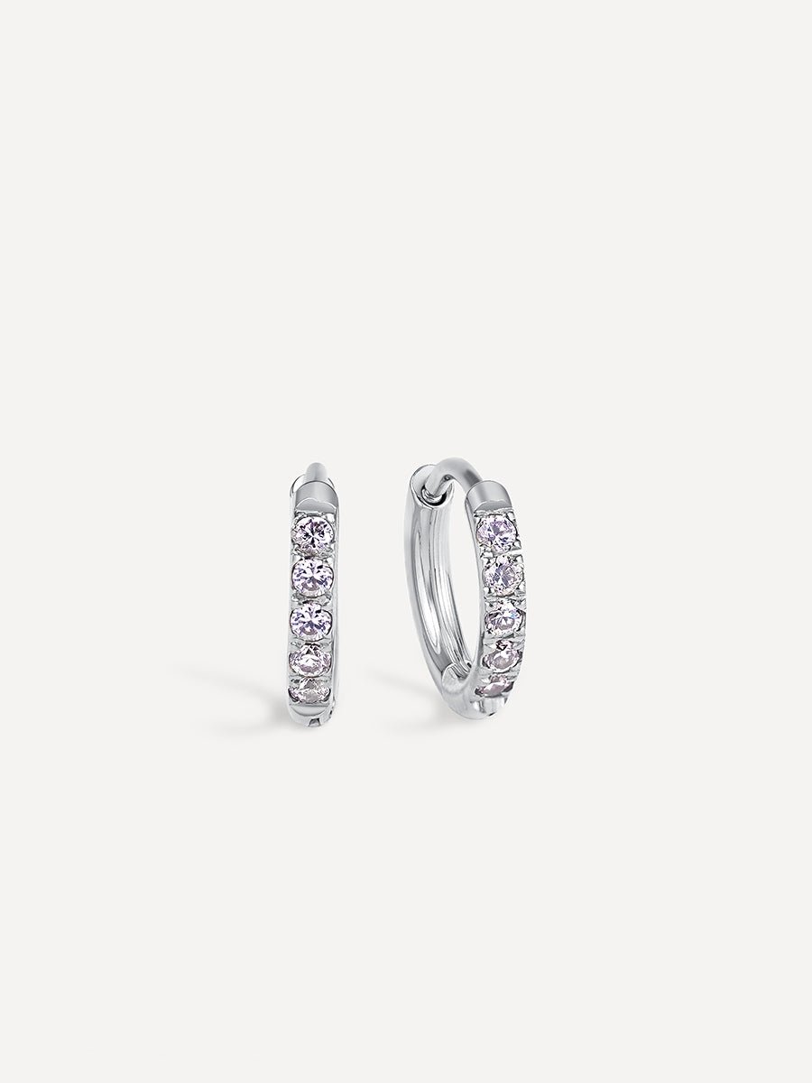 Everlasting Courage Small OHRRINGE SILBER-Shopicrush