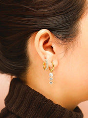 Falling Star Ohrringe Silber-Shopicrush