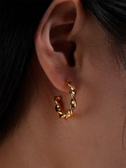 FINE TWIST OHRRINGE SILBER-Shopicrush