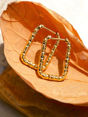 Geometric Hoop Ohrringe Silber-Shopicrush
