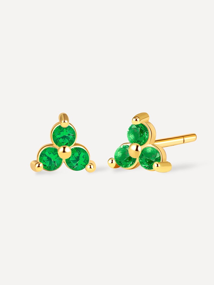 Green Airy Ohrringe Gold-Shopicrush