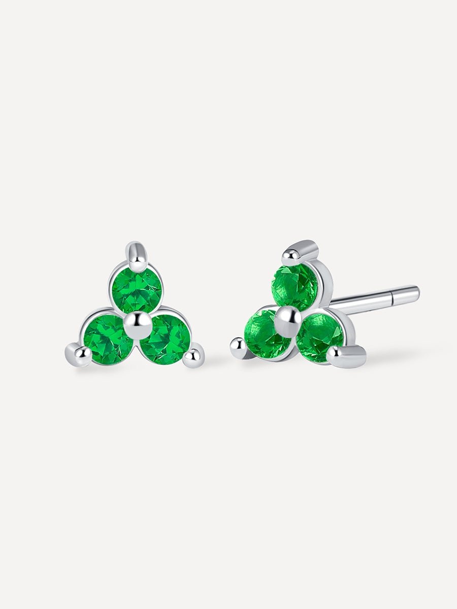 Green Airy Ohrringe Silber-Shopicrush
