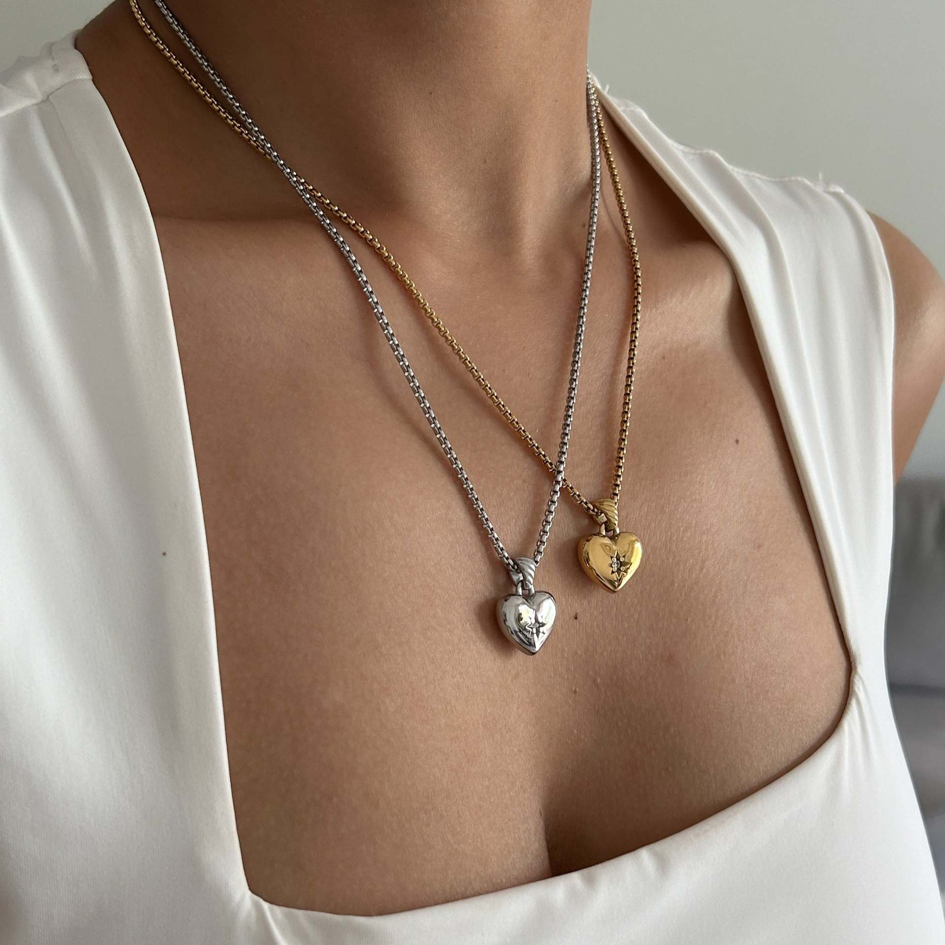 Heart of Guidance Kette Silber