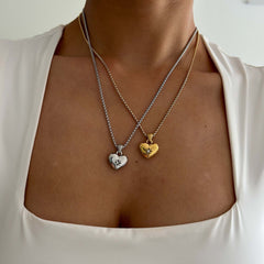 Heart of Guidance Kette Silber