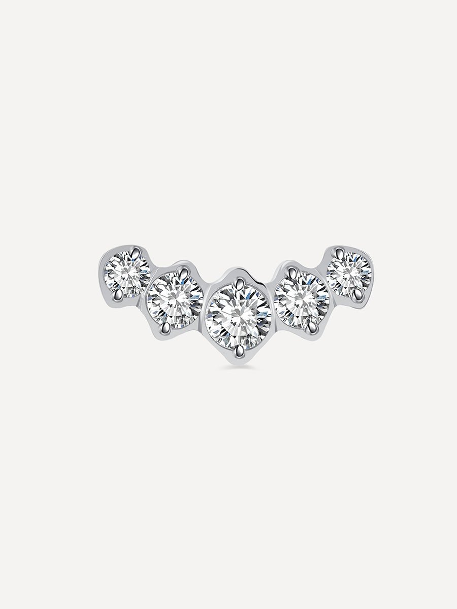 Moon Shine Titan Piercing Silber - icrush - schmuck