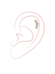 Moon Shine Titan Piercing Silber - icrush - schmuck
