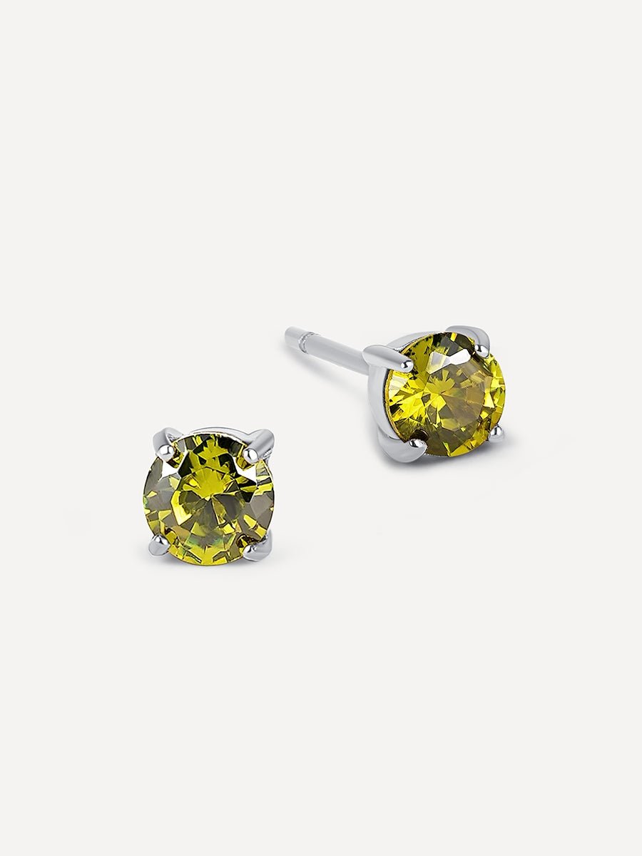 Olive OHRSTECKER SILBER-Shopicrush