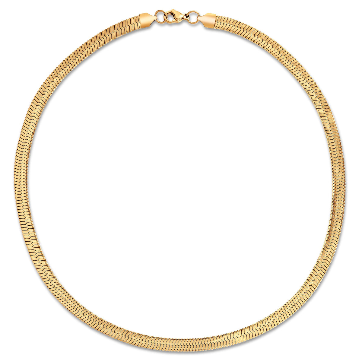 Paola Herringbone Chain Kette Gold