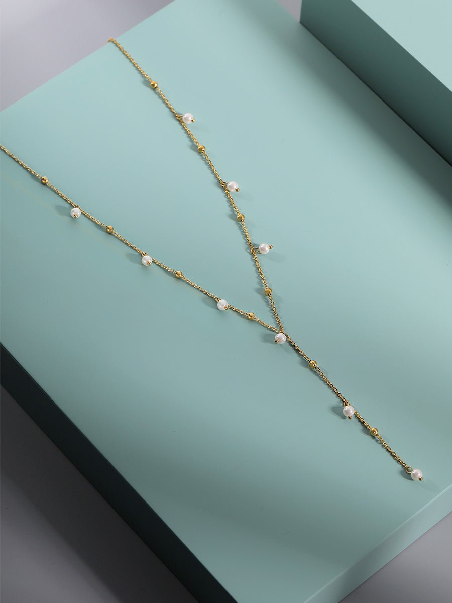 Pearl Station Kette Gold-Shopicrush