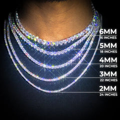 4mm Moissanite Tennis Chain - ViViGleam