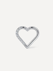 Shine Heart Titan Piercing Silber-Shopicrush