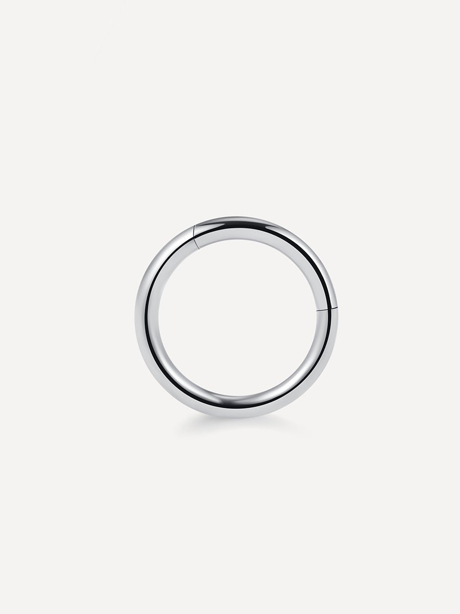 Simple Hoop Titan Piercing Silber-Shopicrush