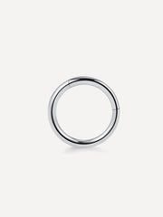 Simple Hoop Titan Piercing Silber-Shopicrush