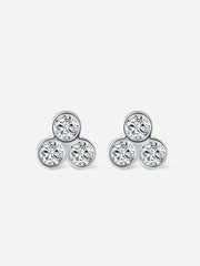 Triangle spark Ohrringe Silber-Shopicrush